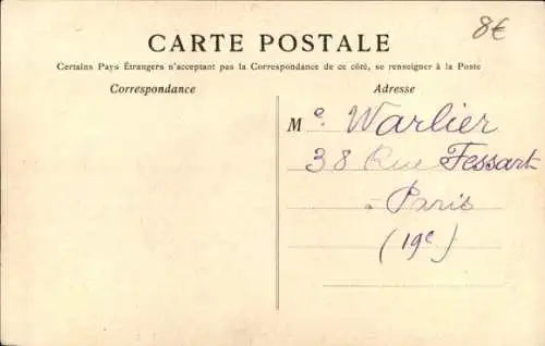 Ak Poissy S. et O., Bahnübergang