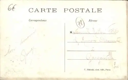 Ak Poissy Yvelines, La Passerelle de Migneaux