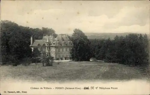 Ak Poissy Yvelines, Schloss Villiers