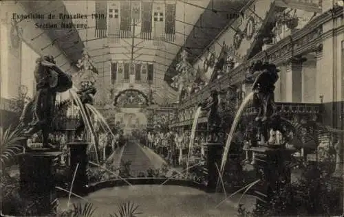 Ak Brüssel Brüssel, Ausstellung 1910, italienischer Teil