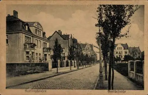 Ak Recklinghausen im Ruhrgebiet, Goethestraße