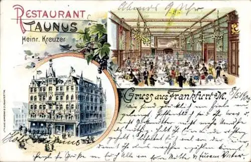 Litho Frankfurt am Main, Restaurant Taunus