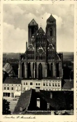 Ak Prenzlau in der Uckermark, St. Marienkirche