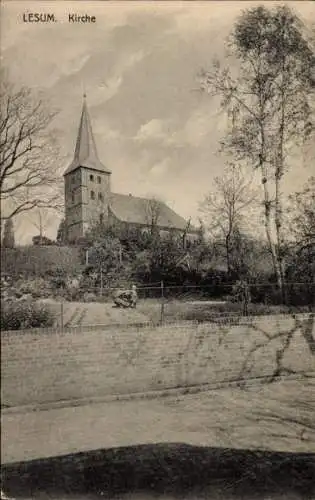 Ak Lesum Burglesum Bremen, Kirche