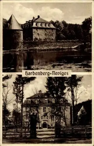 Ak Hardenberg Neviges Velbert Nordrhein Westfalen, Schloss