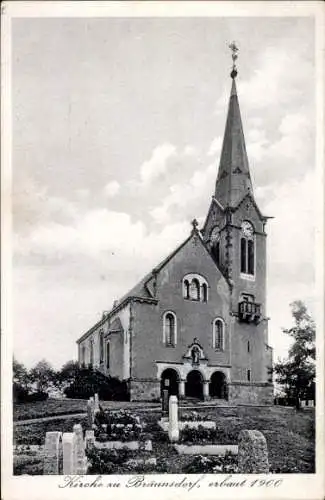 Ak Bräunsdorf Oberschöna Sachsen, Kirche