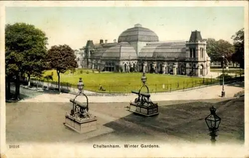 Ak Cheltenham Gloucestershire England, Winter Gardens