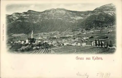 Ak Kaltern an der Weinstraße Caldaro sulla Strada del Vino Südtirol, Panorama