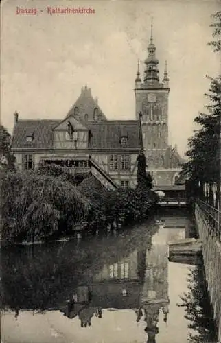 Ak Gdańsk Danzig, Katharinenkirche