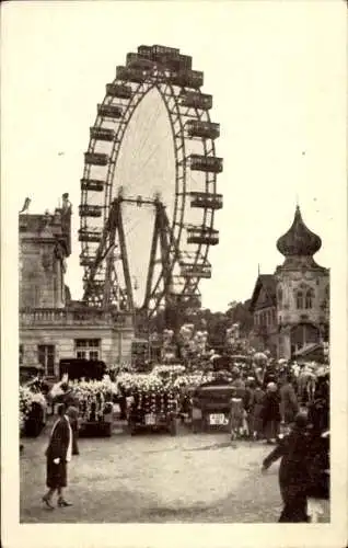 Ak Wien 2 Leopoldstadt, Prater, Riesenrad