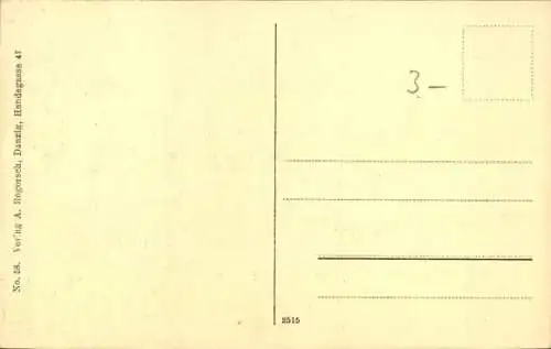 Ak Gdańsk Danzig, Uphagenhaus, Diele