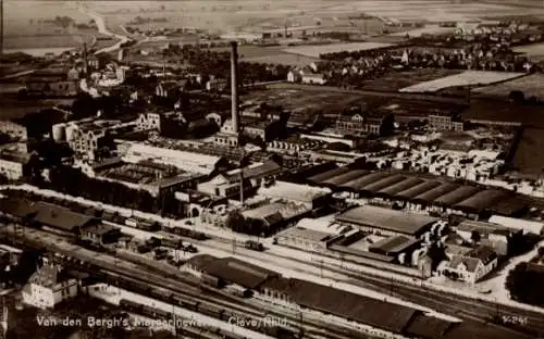 Ak Bad Cleve Kleve am Niederrhein, Van den Bergh's-Margarinewerk