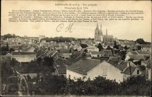 Set von 20 AK Dourdan, diverse Ansichten