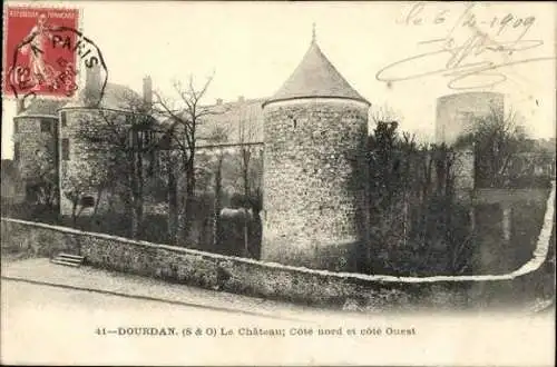 Set von 20 AK Dourdan, diverse Ansichten
