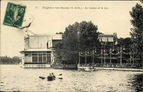 Set von 82 AK von Enghien-les-Bains, verschiedene Ansichten