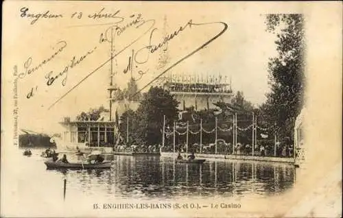 Set von 82 AK von Enghien-les-Bains, verschiedene Ansichten