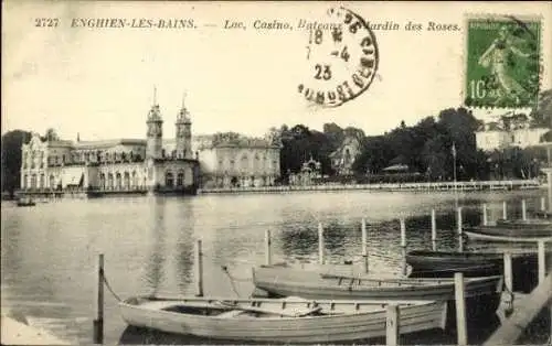 Set von 82 AK von Enghien-les-Bains, verschiedene Ansichten