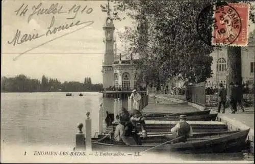 Set von 82 AK von Enghien-les-Bains, verschiedene Ansichten