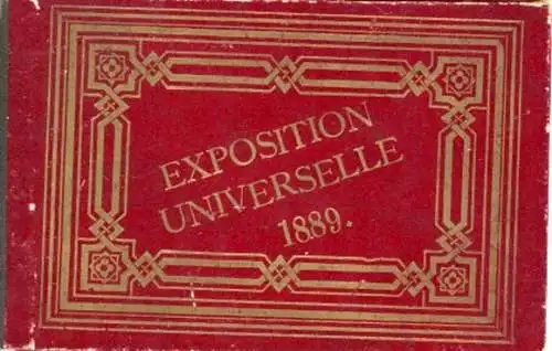 Album mit 10 Lithos Paris. Exposition Universelle Weltausstellung 1889