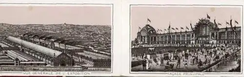 Album mit 10 Lithos Paris. Exposition Universelle Weltausstellung 1889