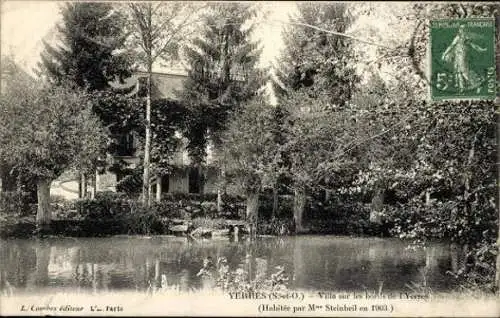 Set von 12 AK Yerres, verschiedene Ansichten