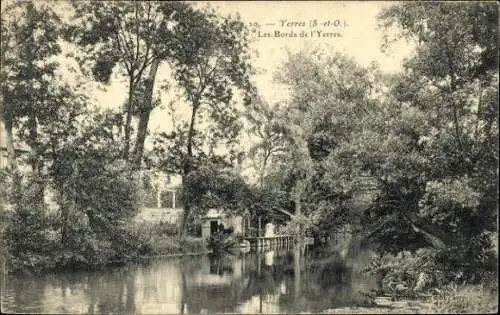 Set von 12 AK Yerres, verschiedene Ansichten