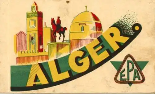 Album mit 15 Ak Algier Alger Algerien