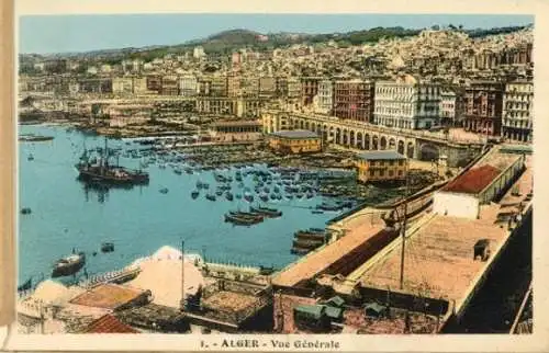 Album mit 15 Ak Algier Alger Algerien