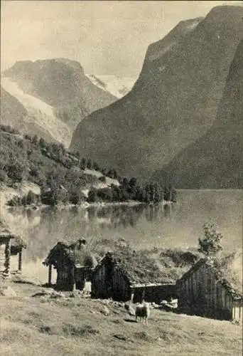 Set von 28 AK im Umschlag "Perlen – AUS DER NATUR WUNDERLAND" 1943