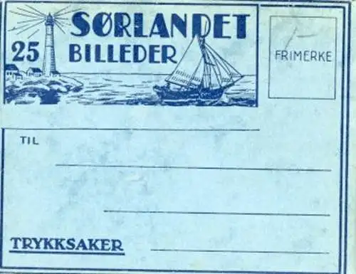 25 Fotos (9x7 cm) Sørlandet Norwegen