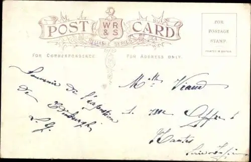 Ak Edinburgh Schottland, Scottish National Exhibition 1908