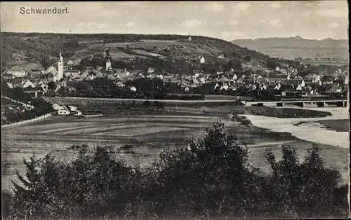 Ak Schwandorf im Oberpfälzer Wald Bayern, Panorama