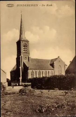 Ak Zondereigen Baarle Hertog Flandern Antwerpen, Kirche