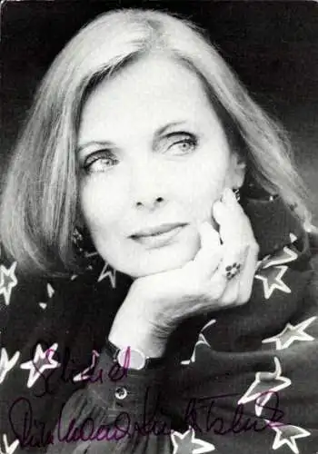Ak Schauspielerin Ruth-Maria Kubitschek, Portrait, Autogramm