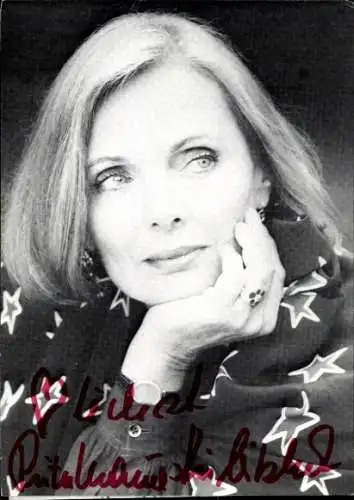 Ak Schauspielerin Ruth-Maria Kubitschek, Portrait, Autogramm