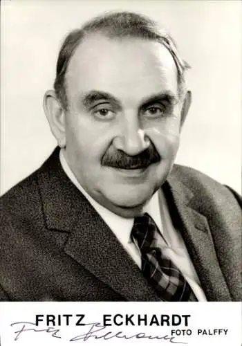Ak Schauspieler Fritz Eckhardt, Portrait, Autogramm
