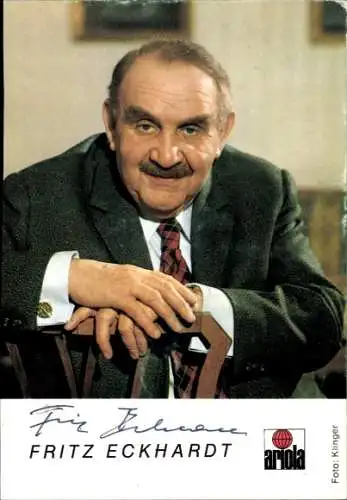 Ak Schauspieler Fritz Eckhardt, Portrait, Autogramm