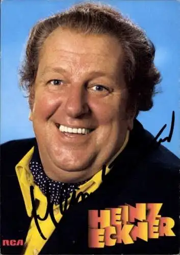 Ak Schauspieler Heinz Eckner, Portrait, Autogramm, Sänger