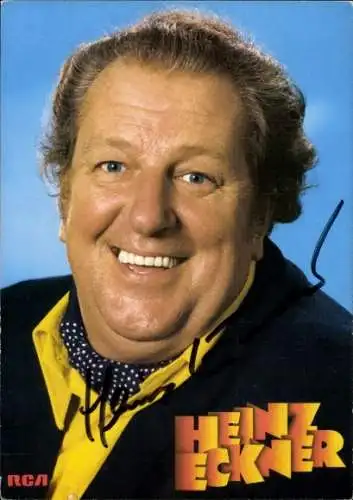 Ak Schauspieler Heinz Eckner, Portrait, Autogramm, Sänger