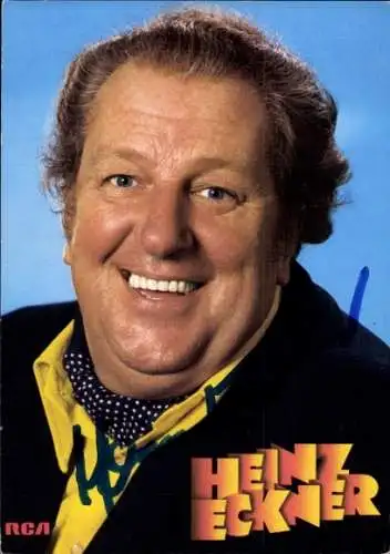 Ak Schauspieler Heinz Eckner, Portrait, Autogramm, Sänger
