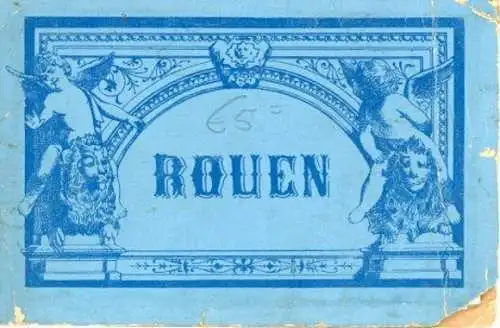 Album mit 12 Lithos von Rouen