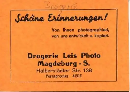 Album (11x 8cm) mit 8 Fotos, Drogerie Leis Photo Magdeburg - S.