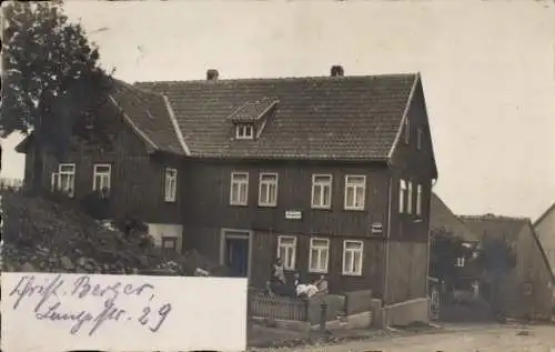 Foto Ak Hohegeiß Braunlage im Oberharz, Langestraße 29