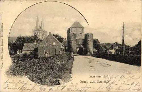 Ak Xanten am Niederrhein, Klever Tor