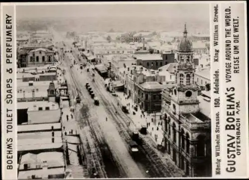 Foto Adelaide Australien, König Wilhelm Straße, Reklame Boehm's Toilet Soap