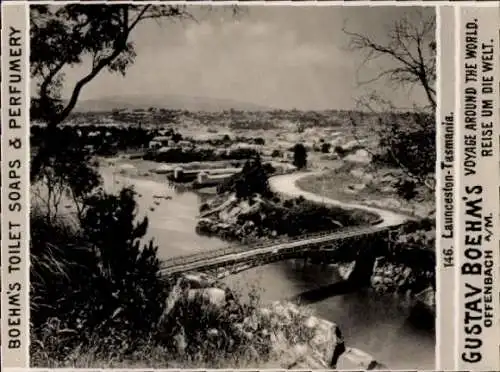 Foto Launceston Tasmanien Australien, Landschaft, Reklame Boehm's Toilet Soap