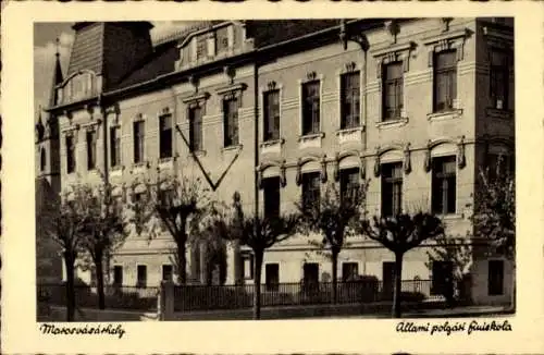 Ak Târgu Mureș Marosvasarhely Rumänien, állami polgári fiúiskola