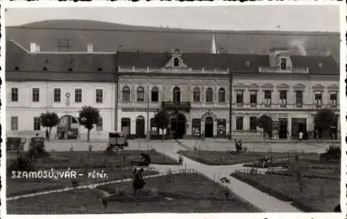 Foto Ak Gherla Szamosújvár Rumänien, Főtér