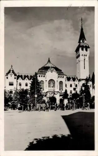 Ak Târgu Mureș Neumarkt am Mieresch Marosvásárhely Siebenbürgen Rumänien, Rathaus