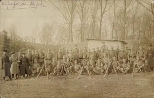 Foto Ak Wesel am Niederrhein, Deutsche Soldaten in Uniformen, Gruppenaufnahme